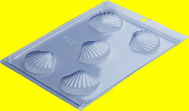 Forma De Chocolate - Forma De Chocolate Simples - Conchas Pequenas Cod PF137